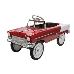 1955 Red & Beige Chevy Pedal Car