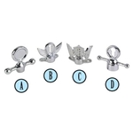 Pedal Car Double Winged Motometer / Radiator Cap