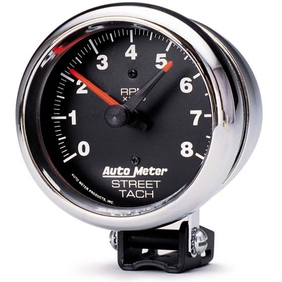 Auto Meter 2895 Traditional Chrome Air-Core Pedestal Tach, 8k, 3-3/4 Auto Meter 2895 Traditional Chrome Air-Core Pedestal Tach, 8k, 3-3/4