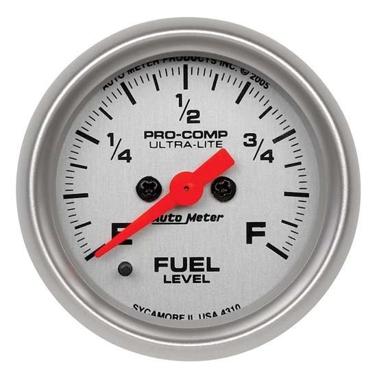 Auto Meter 4310 Ultra-Lite Digital Stepper Motor Fuel Level Gauge Auto Meter 4310 Ultra-Lite Digital Stepper Motor Fuel Level Gauge
