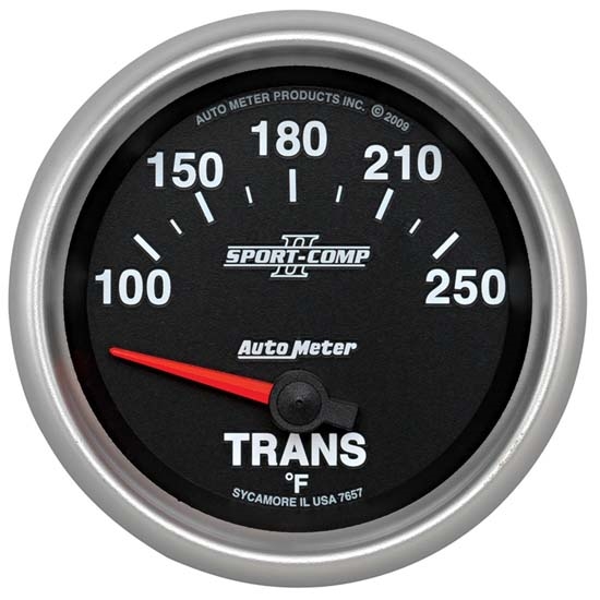 Auto Meter 7657 Sport-Comp II Air-Core Transmission Temperature Gauge Auto Meter 7657 Sport-Comp II Air-Core Transmission Temperature Gauge