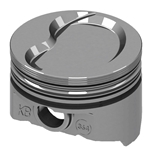 KB Ford 396 Hypereutectic Pistons, Dish, 5.956 Rod