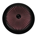 Speedway Super Flow 14 Inch Air Filter Top, Black