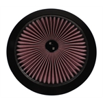 Speedway Super Flow 14 Inch Air Filter Top, Black