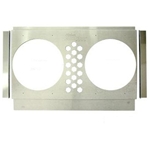 Electric Fan Shroud, 25-28 Inch Tank-to-Tank x 14-17 Inch, 10 Inch Fan Holes