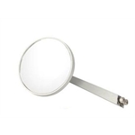 Speedway Billet Aluminum Right Round Outside Mirror, 3 Inch Diameter