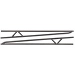 54 Inch Rear Ladder Bars