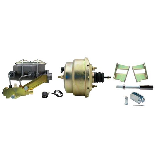 58-70 Fullsize Chevy Brake Booster Conversion Kit, 1 In Bore, Zinc 58-70 Fullsize Chevy Brake Booster Conversion Kit, 1 In Bore, Zinc