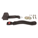 Garage Sale - Push Button Retractable Lap Belt, Black