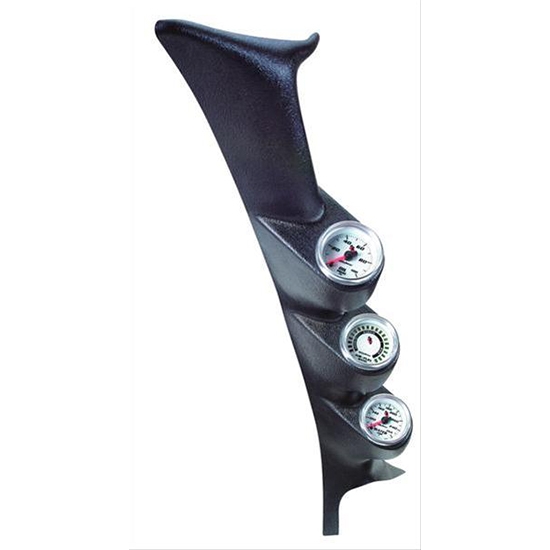 Auto Meter 12103 Triple Gauge Full Pillar, 87-93 Mustang Fox Body Auto Meter 12103 Triple Gauge Full Pillar, 87-93 Mustang Fox Body