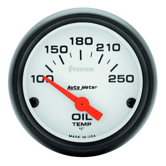 Auto Meter 5747 Phantom Air-Core Electric Oil Temp Gauge, 2-1/16 Inch Auto Meter 5747 Phantom Air-Core Electric Oil Temp Gauge, 2-1/16 Inch