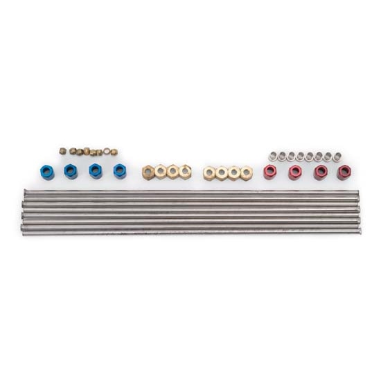 Edelbrock 71881 Direct Port Nitrous Oxide Plumbing Kit, 4 Cylinder
