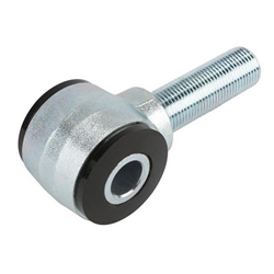 Speedway Forged Steel 4-Bar Rod End, 5/8-18 LH Thread, Straight Shank
