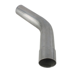 Mild Steel Exhaust Bend, 45 Degree, 2-1/4 Inch
