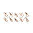 Copper Battery Cable Ends, 2 Gauge, 3/8 Inch Hole Copper Battery Cable Ends, 2 Gauge, 3/8 Inch Hole