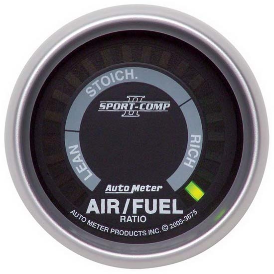 Auto Meter 3675 Sport-Comp II Digital Narrowband AFR Gauge Auto Meter 3675 Sport-Comp II Digital Narrowband AFR Gauge