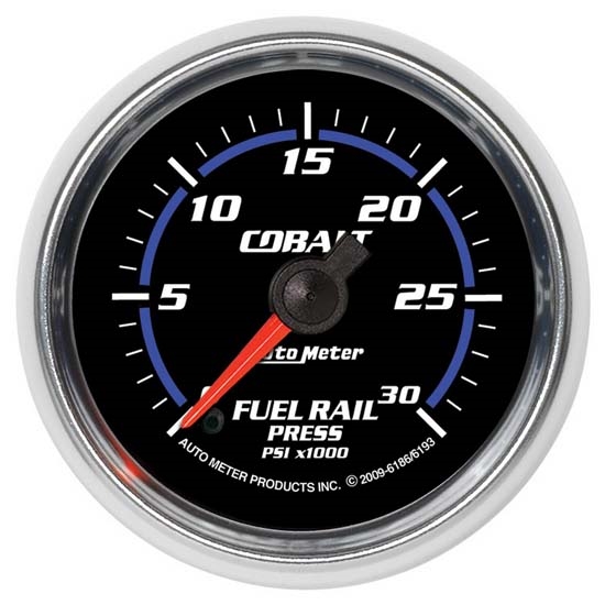 Auto Meter 6186 Cobalt Digital Stepper Motor Fuel Rail Pressure Gauge Auto Meter 6186 Cobalt Digital Stepper Motor Fuel Rail Pressure Gauge