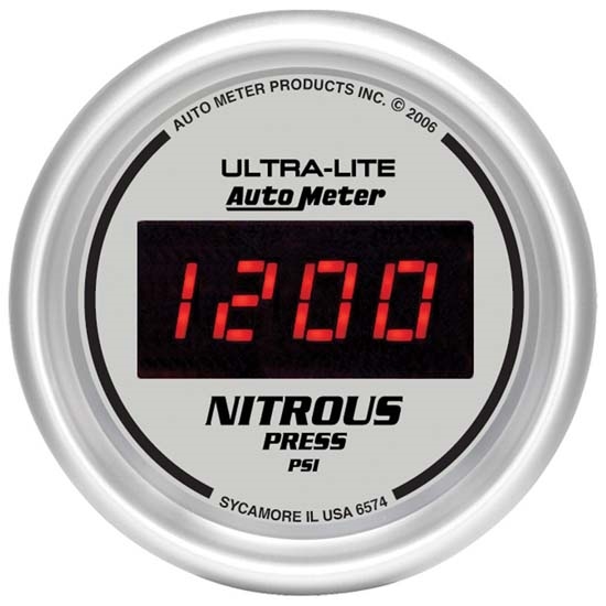 Auto Meter 6574 Ultra-Lite Digital Digital Nitrous Pressure Gauge Auto Meter 6574 Ultra-Lite Digital Digital Nitrous Pressure Gauge