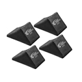 Race Ramps Rubber Wheel Chocks, Set/4