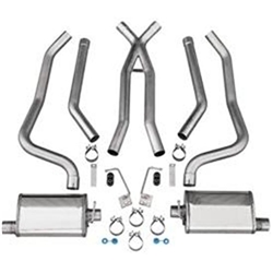 Dynatech® 793-91230 1968-74 Nova Stainless Dual Exhaust, 3 Inch