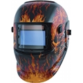 Titan Tools 41266 Solar Powered Auto Darkening Welding Helmet, Flames