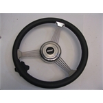 Garage Sale - Classic Banjo Steering Wheel, Black Leather