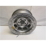 Garage Sale - Bassett D-Hole IMCA Approved Wheel, 15x8, 5on5, Beadlock, Silver