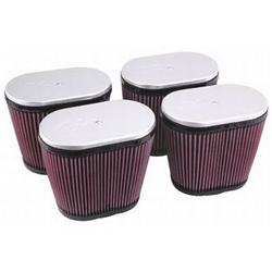 K&N Tapered Injector Air Filter Set, 2-1/2 Inch