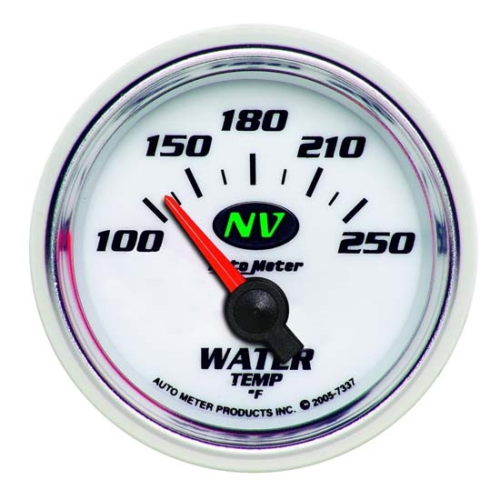 Auto Meter 7337 NV Air-Core Water Temperature Gauge, 2-1/16 Inch Auto Meter 7337 NV Air-Core Water Temperature Gauge, 2-1/16 Inch