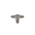 Stainless Steel AN3 to AN3 Tee, 1/8 Inch NPT Male