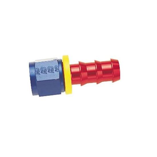 Aluminum Socketless Reusable Push-On Hose Barb Ends for AN Fittings Aluminum Socketless Reusable Push-On Hose Barb Ends for AN Fittings