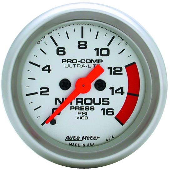 Auto Meter 4374 Ultra-Lite Digital Stepper Motor Nitrous Press Gauge Auto Meter 4374 Ultra-Lite Digital Stepper Motor Nitrous Press Gauge