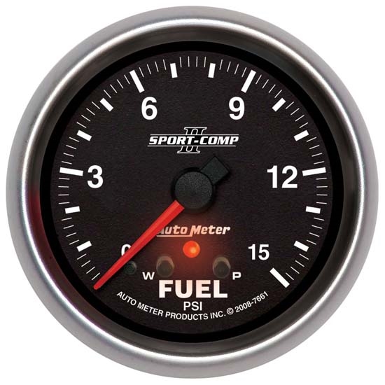 Auto Meter 7661 Sport-Comp II Digital Stepper Motor Fuel Press Gauge Auto Meter 7661 Sport-Comp II Digital Stepper Motor Fuel Press Gauge