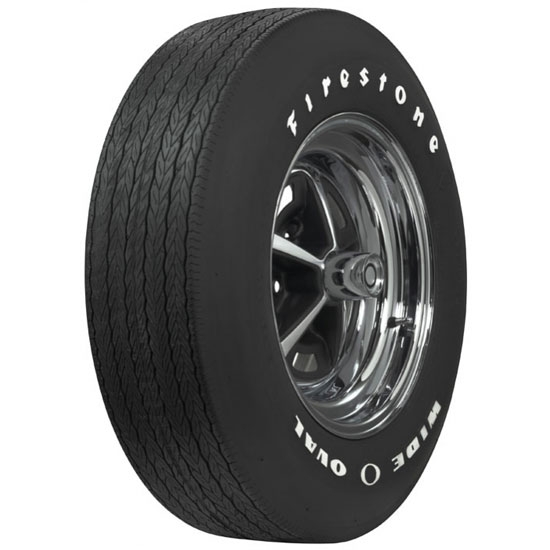 Coker Tire 62650 Firestone Wide Oval Tire, RWL, G70-15