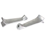 Aluminum Headlight Mounting Brackets, Plain
