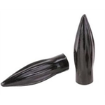 Pointed Handlebar Grips, Black, 3/8 Inch Bar