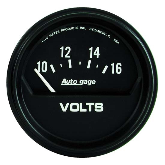 Auto Meter 2319 Auto Gage Air-Core Voltmeter Gauge, 2-5/8 Inch Auto Meter 2319 Auto Gage Air-Core Voltmeter Gauge, 2-5/8 Inch