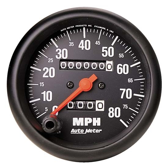 Auto Meter 2690 Z-Series Mechanical Speedometer, 80 MPH, 3-3/8 Inch Auto Meter 2690 Z-Series Mechanical Speedometer, 80 MPH, 3-3/8 Inch