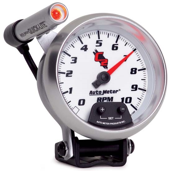 Auto Meter 7290 C2 Air-Core Pedestal Tachometer Gauge w/Shift Light Auto Meter 7290 C2 Air-Core Pedestal Tachometer Gauge w/Shift Light