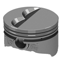KB Chevy 350 Hypereutectic Pistons, Flat Top, 6.0 Rod
