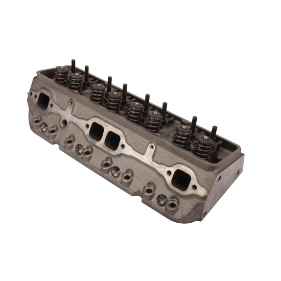 RHS Pro Action Small Block Chevy Cast Iron Heads, Angle Plug, 220cc/64cc
