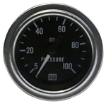 Stewart Warner 82323 Deluxe 2-2/16 Mech Oil Pressure Gauge, 5-100 PSI