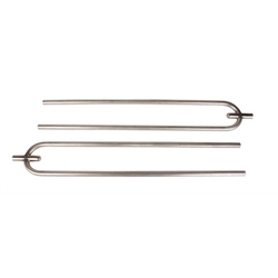 Curtis-Style Radius Rods, 36 Inch, Unpolished Stainless Steel