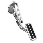 Lokar BAG-6117 1969-70 Mustang Billet Aluminum Throttle Pedal, Brushed