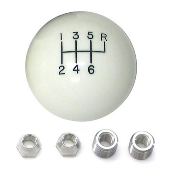 Lokar 6 Speed White Shift Knobs