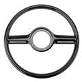 15" MARK 10 STEERING WHEEL, BLACK