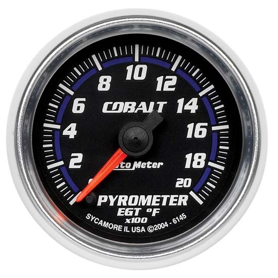 Auto Meter 6145 Cobalt Digital Stepper Motor Pyrometer Gauge Auto Meter 6145 Cobalt Digital Stepper Motor Pyrometer Gauge
