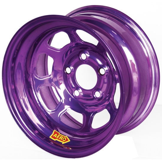Aero 50-974720PUR 50 Series 15x7 Inch Wheel, 5 on 4-3/4 BP 2 Inch BS Aero 50-974720PUR 50 Series 15x7 Inch Wheel, 5 on 4-3/4 BP 2 Inch BS