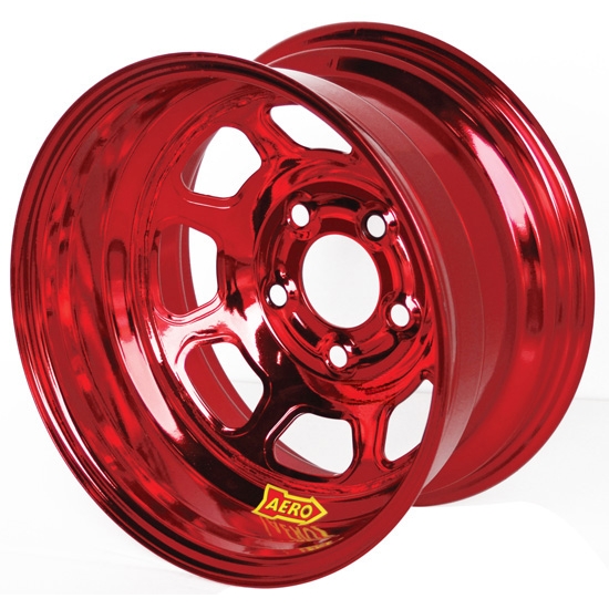 Aero 52984720WRED 52 Series 15x8 Wheel, 5 on 4-3/4 BP, 2 BS, Wissota Aero 52984720WRED 52 Series 15x8 Wheel, 5 on 4-3/4 BP, 2 BS, Wissota