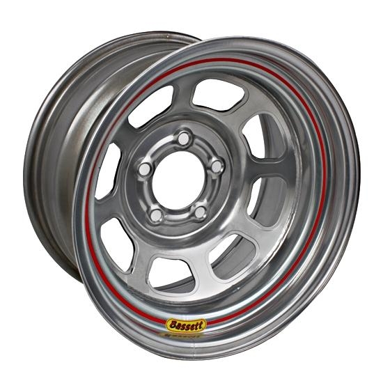 Bassett 958F3 15X8 Excel D-Hole 5 on 4.5 3 Inch Backspace Silver Wheel Bassett 958F3 15X8 Excel D-Hole 5 on 4.5 3 Inch Backspace Silver Wheel